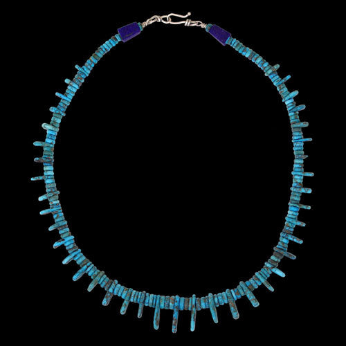 Southwest Gem Grade Burnham Turquoise Necklace - Bruce Eckhardt (#17)