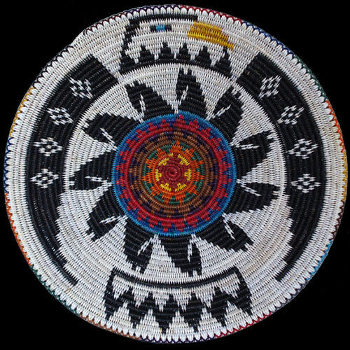 Navajo Sacred Animals Basket - Peggy Black (#384)