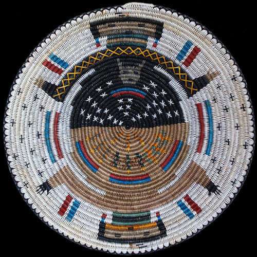 Navajo Mother Earth/Father Sky Basket - Lorraine Black (#229)