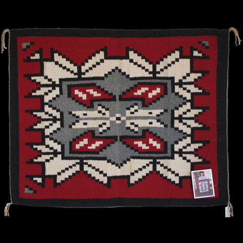 Navajo Snowflake Design Weaving - Marcelda Johnson (#01)