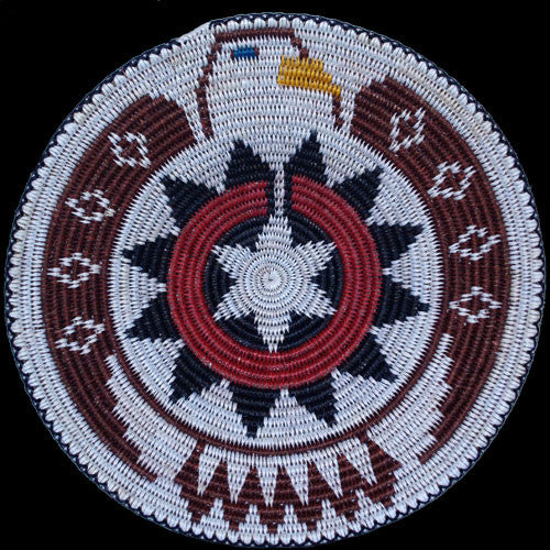 Navajo Ceremonial Eagle Basket - Peggy Black (#411)