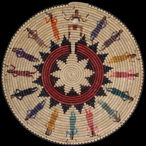 Navajo Ceremonial Jingle Dance Basket - Lorraine Black (#255)